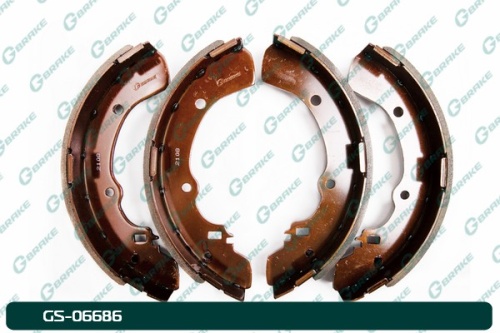 Тормозные колодки (кмпл. 4 шт.) DELICA задние GS-06686 (G-BRAKE)