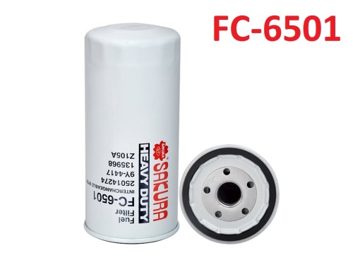 Фильтр топливный P556915 FF5207 BF5800, LFP815FN, FC-6501 Ford/Peterbilt/Detroit Diesel FREIGHTLINER (SAKURA)