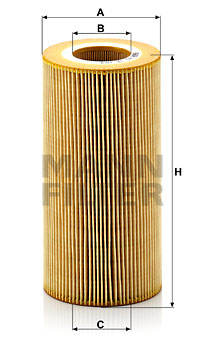 Фильтр масляный DAF XF105 CF85 (1643070) HU12103x (MANN)