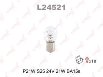 Лампа накаливания 21w 12v P21w ba15s Диалуч 92221