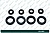 Ремкомплект Р.Т.Ц. ISUZU ELF (перед) 1-1/8" SK81401F, 230-81402, GK-097 (G-BRAKE)