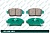 Тормозные колодки ALION NZT240, COROLLA NZE121 BD-7526, GP-02183 (G-Brake)