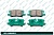 Тормозные колодки (кмпл. 4 шт.) HARRIER (зад) GSU35, 2GR PF-1498, PN1498, BD-7534, GP-02250 (G-Brake)