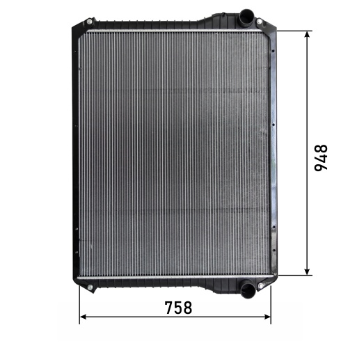Радиатор HINO700, PROFIA 2003- HI-0030-48-K (GSP)
