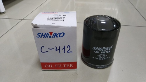 Фильтр масляный C-412, C-1712, SC-412 (SHINKO)