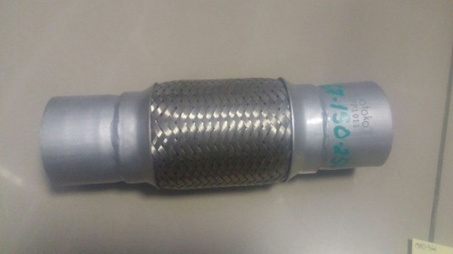 Гофра глушителя 67-150-250  мм с припуском (двойное армирование) 