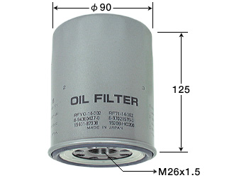 Фильтр масляный C-412 (VIC)