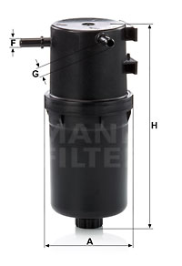 Фильтр топливный WK9016 (MANN)