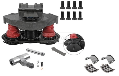 Ремкомплект суппорта прицеп KASSBOHRER, KRONE (оси BPW) TSB 3709/4309/4312 (комплект без пальцев и втулок) SP05040040 (SIMPECO)
