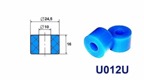 Втулка стабилизатора U012U DYNA полиуритан синий (Фортуна)