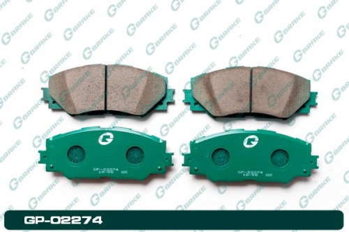 Тормозные колодки PN-1524, PF-1524, GK1062, GP-02274 (G-brake)